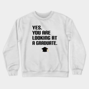 Looking at a graduate Crewneck Sweatshirt